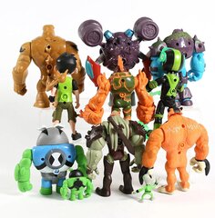 11kpl Ben Grey Matter Heatblast Humongousaur Rath Vilgax PVC Toimintafiguurit Lapset Lelu Lahjat Lelu lahjat hinta ja tiedot | Pienoismallit | hobbyhall.fi