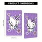 Sanrio Hello Kitty Koristeellinen Valokytkimen Kansilevy - Violetti Sydän Taustalla Kukat Ja Hello Kitty hinta ja tiedot | Kytkimet ja pistorasiat | hobbyhall.fi