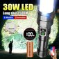 HEDELL 30W LED Käsivalaisin, 1500m Kantama hinta ja tiedot | Retkilamput | hobbyhall.fi