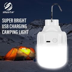 1 kpl kannettava mini telttavalo, ulkoiluun LED-lamppu, USB-ladattava taskulamppu, koukku mukana. hinta ja tiedot | Retkilamput | hobbyhall.fi