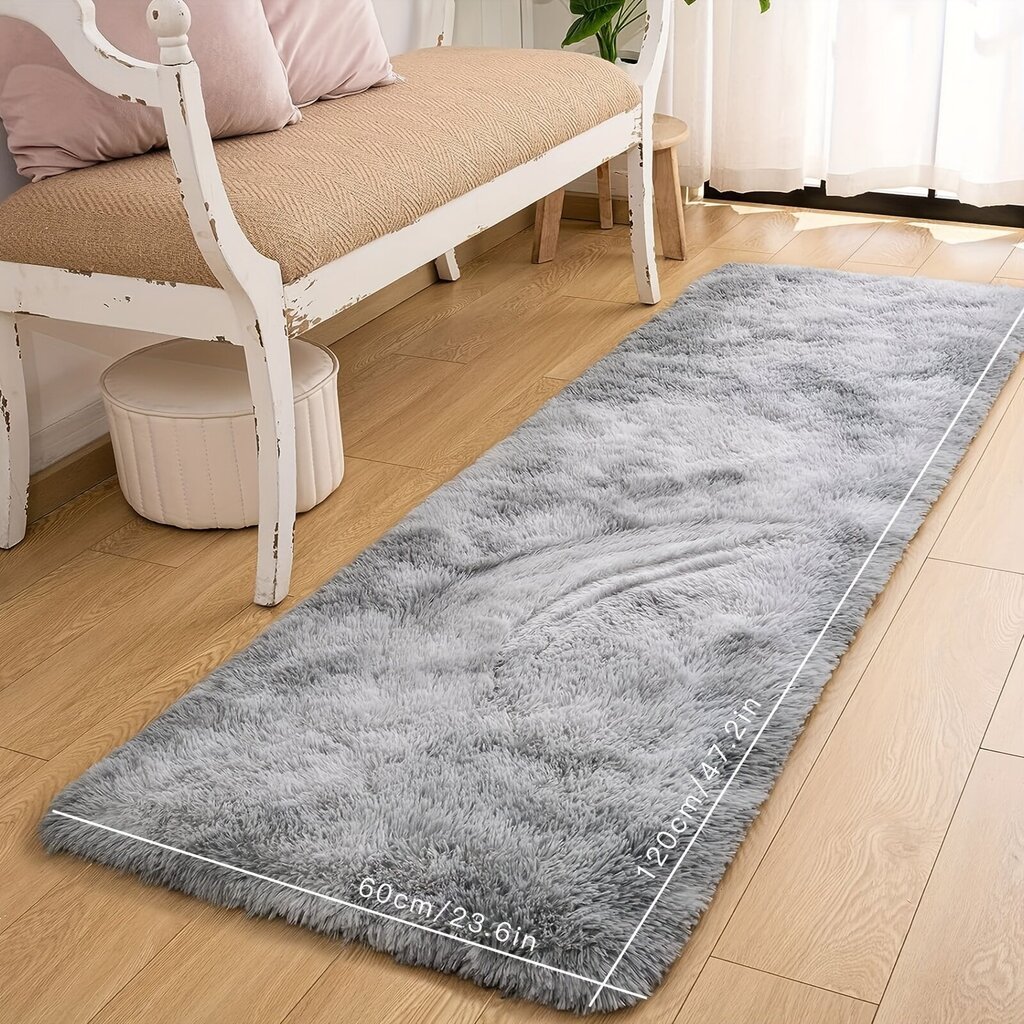 Nordic Solmuvärjätty Silkki Villa Matto, Sohva, Pehmeä hinta ja tiedot | Isot matot | hobbyhall.fi