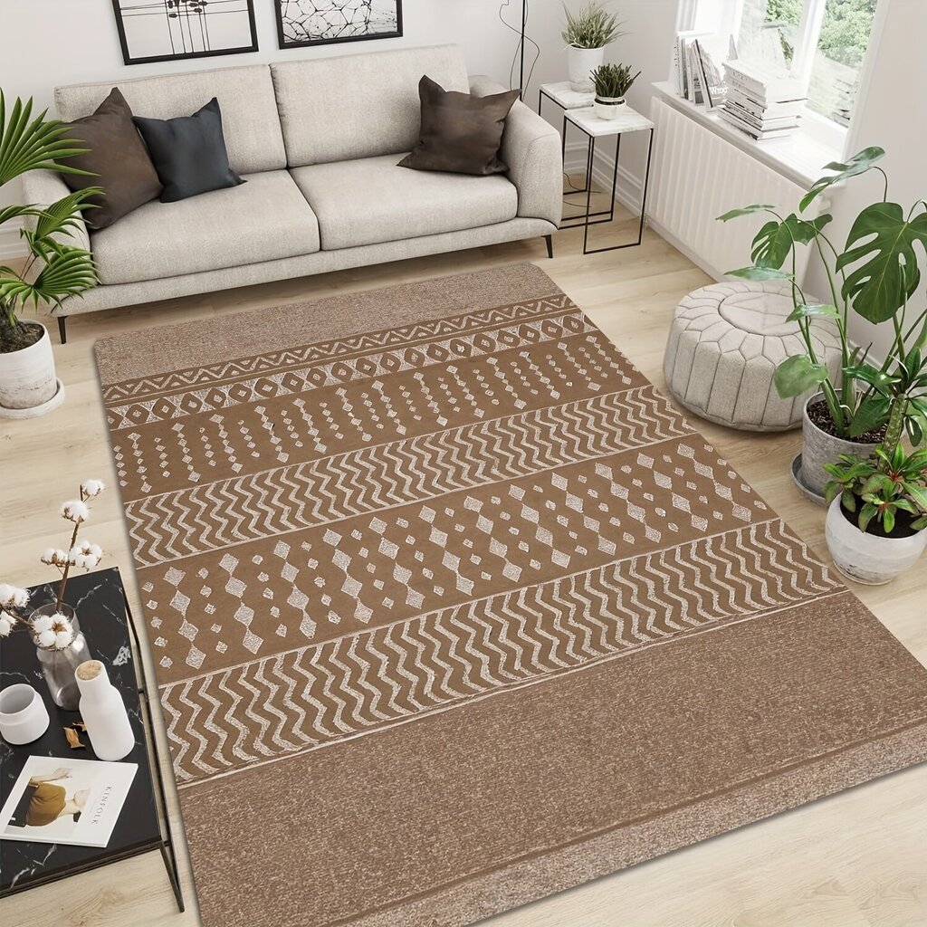 'Vintage Boho Geometrinen Matto - Luistamaton, Konepestävä' hinta ja tiedot | Isot matot | hobbyhall.fi