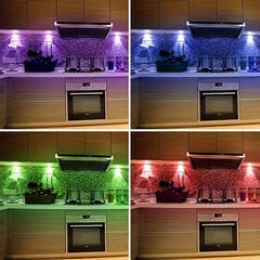 '3kpl/6kpl LED Valo Pyöreä Langaton Patteri Yövalot Kaukosäätimellä' hinta ja tiedot | Retkilamput | hobbyhall.fi