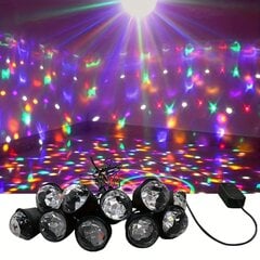 '10-LED Disco Juhla USB Valot - Kannettava Taikapallovalo String Valot 8 Tilat Ulko/Sisä Koriste' hinta ja tiedot | Retkilamput | hobbyhall.fi