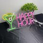 'Fomzze Cocktaileja Happy Hour Neonimainos USBllä' hinta ja tiedot | Retkilamput | hobbyhall.fi