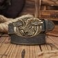 Unisex Vintage Western Cowboy Vyö - PU Nahka Kukkakuvio Solki, Täydellinen Farkkuihin hinta ja tiedot | Miesten vyöt | hobbyhall.fi