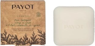 Payot Puhdistussaippua kasvoille ja vartalolle Herbier (Cleansing Face And Body Bar) 85 g hinta ja tiedot | Kasvojen puhdistusaineet | hobbyhall.fi