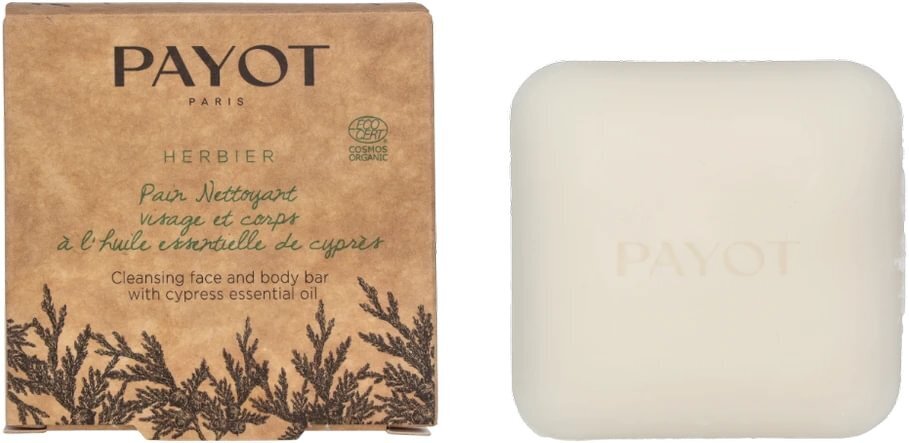 Payot Puhdistussaippua kasvoille ja vartalolle Herbier (Cleansing Face And Body Bar) 85 g hinta ja tiedot | Kasvojen puhdistusaineet | hobbyhall.fi