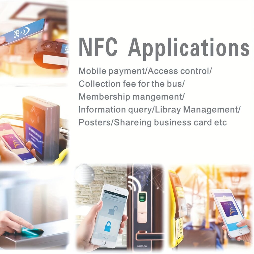 NFC-tarrat NTAG215 NFC-tagi 25mm py&#xF6;re&#xE4; ohjelmoitava hinta ja tiedot | Toimistotarvikkeet | hobbyhall.fi