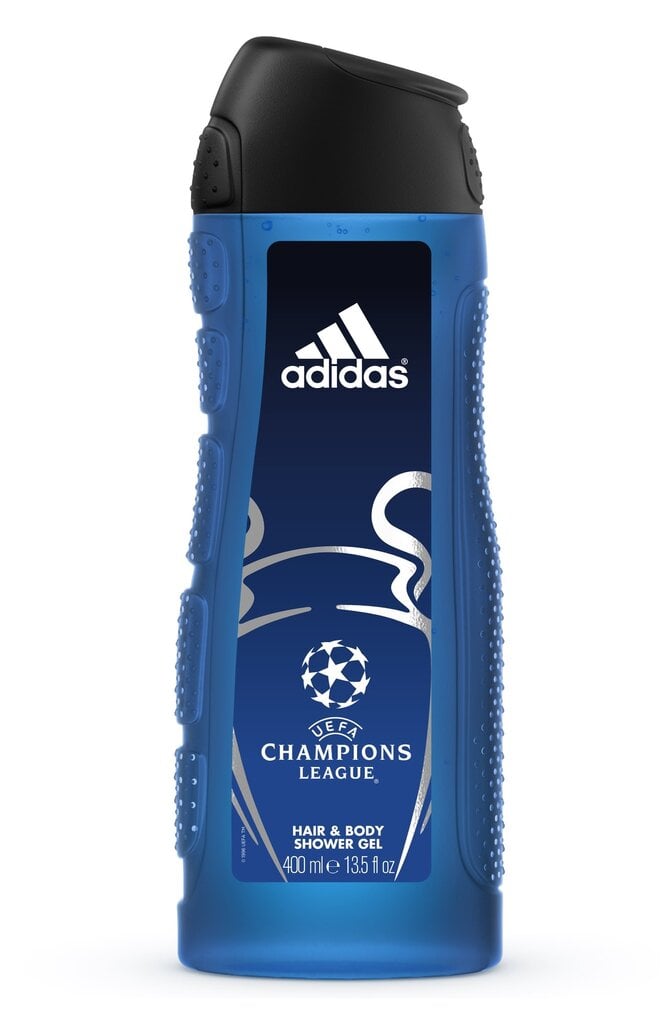 Suihkugeeli Adidas UEFA Champions League Star Edition miehille, 400 ml hinta ja tiedot | Miesten ihonhoito | hobbyhall.fi