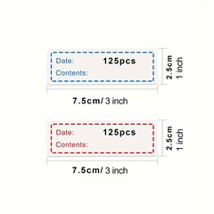 2 Rullat 250kpl Irtirepeävät Pakastustarrat 2,547,62 cm hinta ja tiedot | Lahjapaketointi | hobbyhall.fi