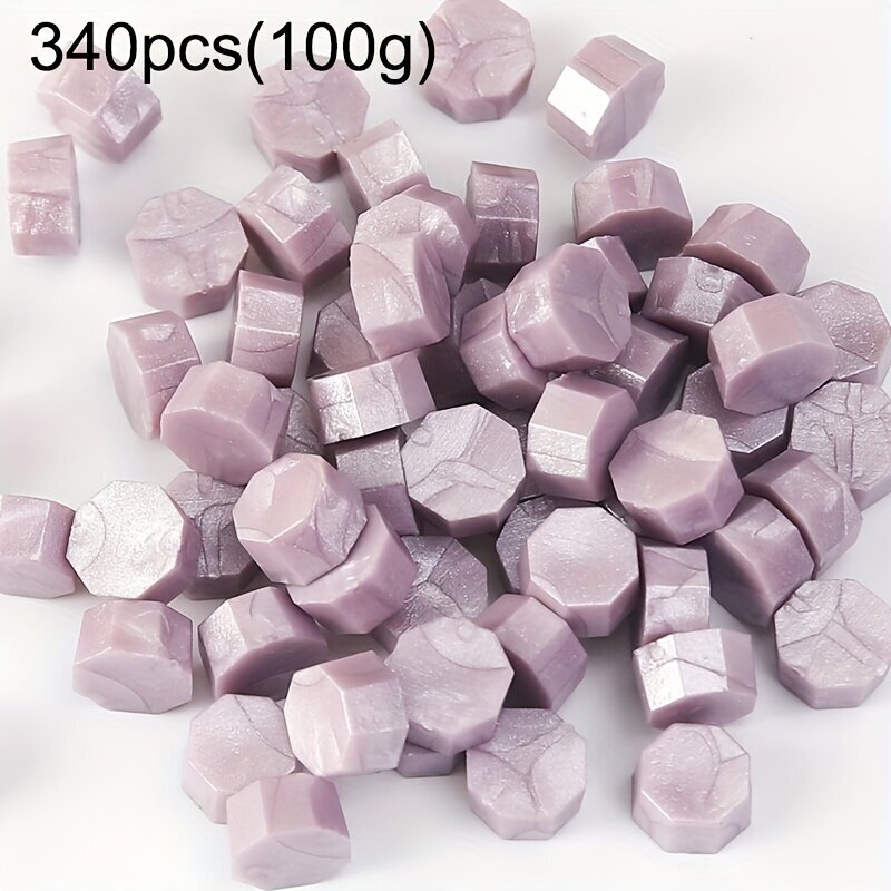 340kpl 100g Oktagoninenvaha Partikkelit Kirjekuorien Tiivistys, DIY Lahjarasiat, Kivilakka, Irtovaha. hinta ja tiedot | Lahjapaketointi | hobbyhall.fi