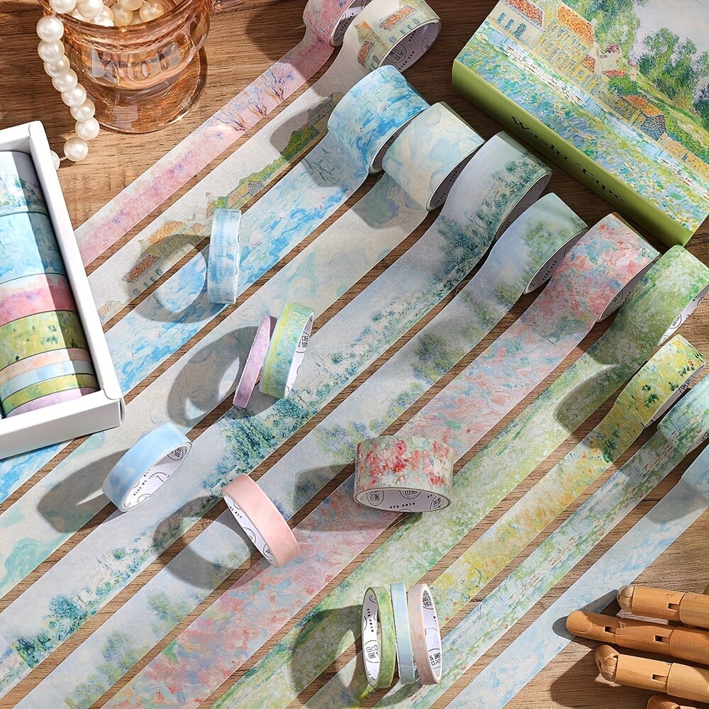 20 Rullat Vintage Puutarha Maalaus Washi Teippi Setti hinta ja tiedot | Lahjapaketointi | hobbyhall.fi