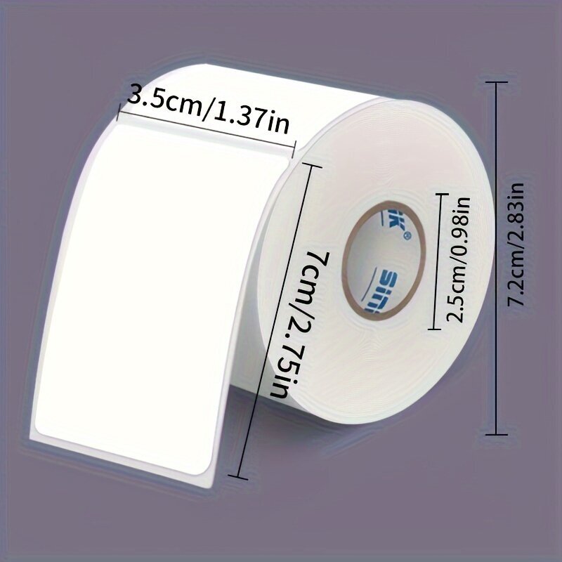 Sinmark 340-pakkaus lämpöpaperi 35Mm X 70Mm hintalapuihin ja viivakoodeihin. hinta ja tiedot | Lahjapaketointi | hobbyhall.fi