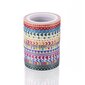 16 Rullaa Washi-teippiaskartelusetti taiteeseen ja askarteluun hinta ja tiedot | Lahjapaketointi | hobbyhall.fi