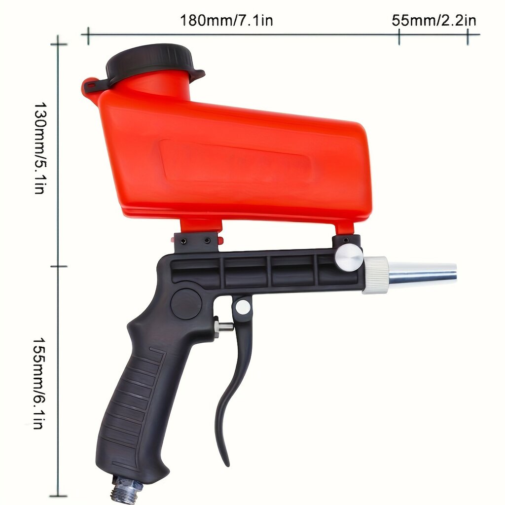 90psi Kannettava Painovoima Hiekkapuhallin: Paras Työkalu Hiekanpoistoon! hinta ja tiedot | Käsityökalut | hobbyhall.fi