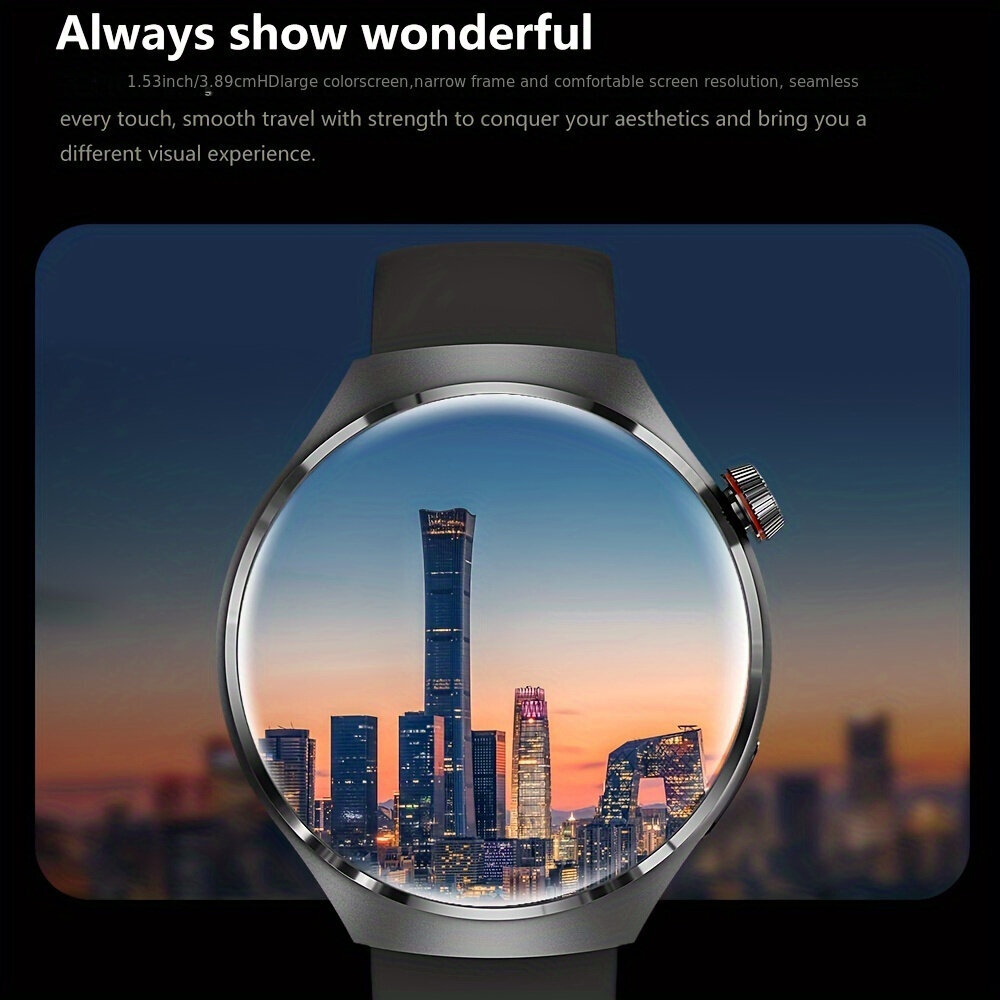'2024 Uusi Miesten Älykello 4 PRO1.53-tuumainen 360 360 AMOLED Langaton Puhelu Multi Urheilutila' hinta ja tiedot | Älykellot | hobbyhall.fi