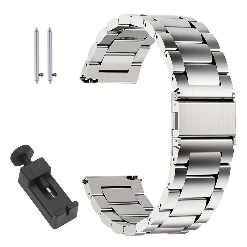 'Kello Hihna 18mm 20mm 22mm Fitbit Ruostumaton Straps Samsung Fossil' hinta ja tiedot | Älykellot | hobbyhall.fi