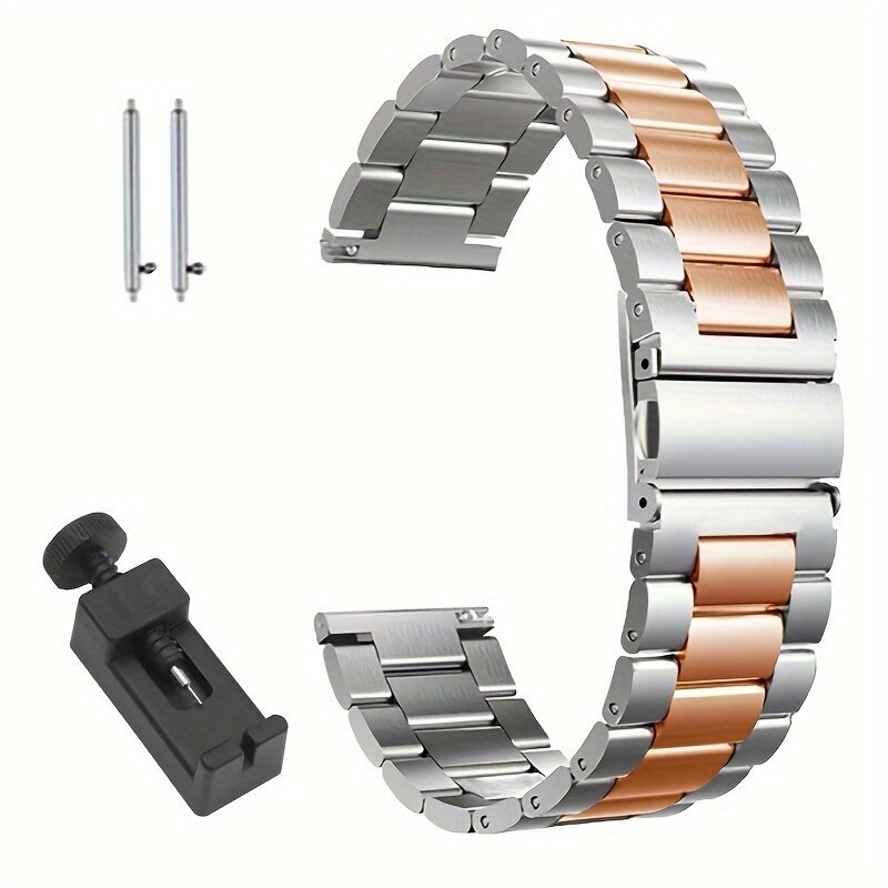 'Kello Hihna 18mm 20mm 22mm Fitbit Ruostumaton Straps Samsung Fossil' hinta ja tiedot | Älykellot | hobbyhall.fi