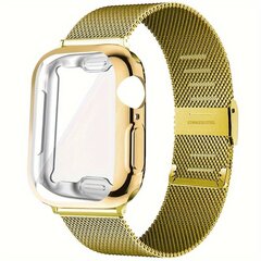 'Kotelo + Ranneke IWatch Sarja 9 8 7 6 SE 5 4 3 2 1 Ruostumaton Teräs Rannekoru Milanese Silmukka Vaihdettava Hihna IWatch 40mm 44mm 45mm 41mm 38mm 42mm.' hinta ja tiedot | Älykellot | hobbyhall.fi