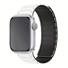 'Kaksipuolinen Magneettinen Silikoni Ranneke Apple Watch Ultra/SE/9/8/7/6/5/4/3/2 Vedenkestävä' hinta ja tiedot | Älykellot | hobbyhall.fi