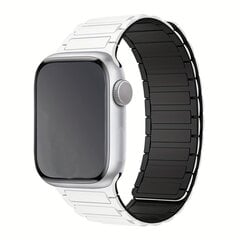 'Kaksipuolinen Magneettinen Silikoni Ranneke Apple Watch Ultra/SE/9/8/7/6/5/4/3/2 Vedenkestävä' hinta ja tiedot | Älykellot | hobbyhall.fi