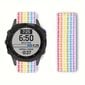 '22mm Loop Nailoniranneke Yhteensopiva Garmin Fenix 7/6/5/Instinct' hinta ja tiedot | Älykellot | hobbyhall.fi