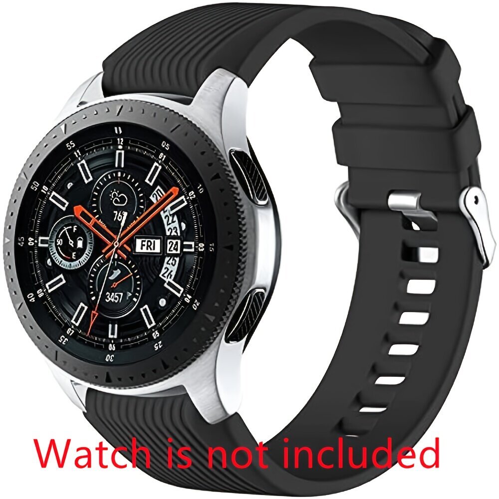 '22mm silikonihihna yhteensopiva Samsung Galaxy Watch 46mm kanssa' hinta ja tiedot | Älykellot | hobbyhall.fi