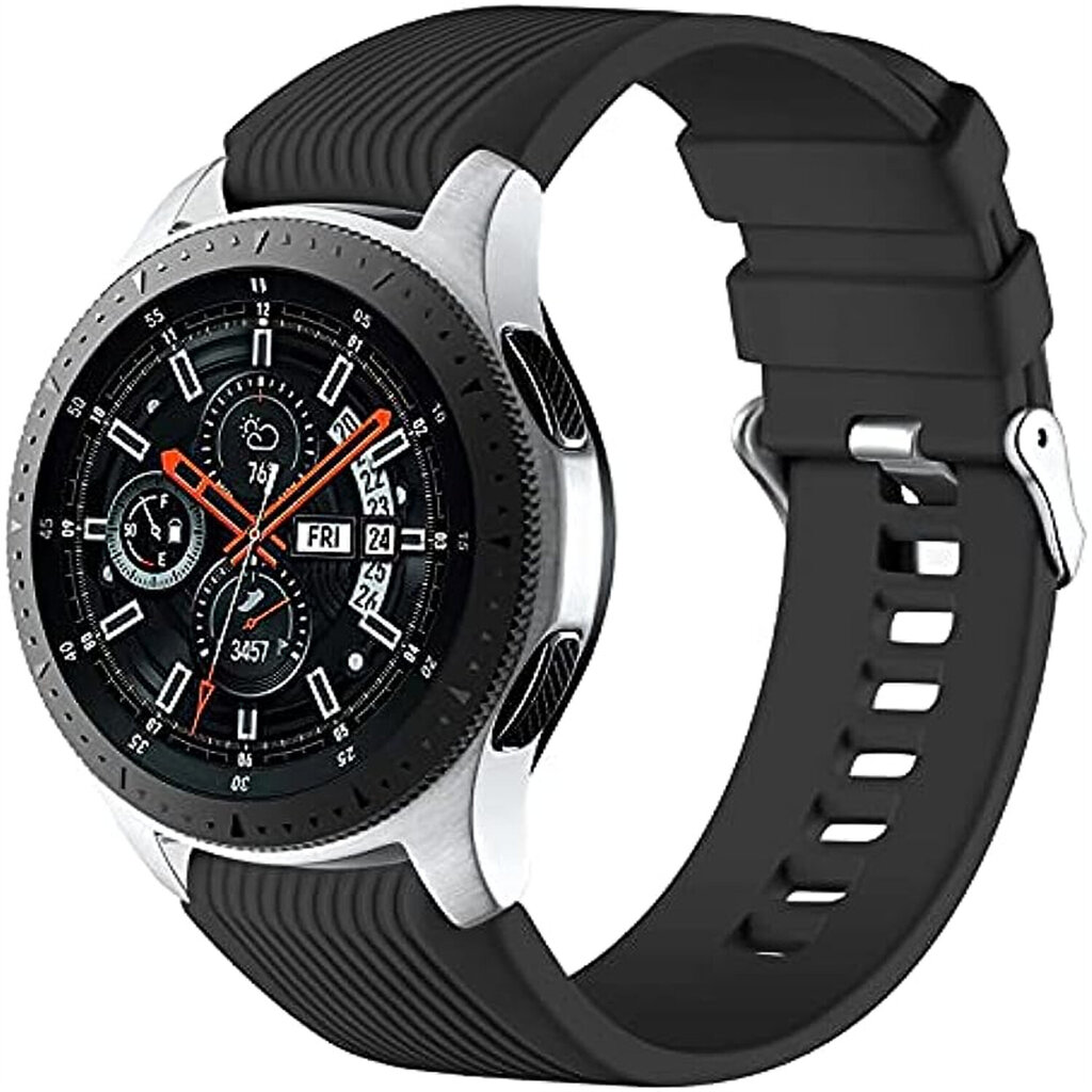 '22mm silikonihihna yhteensopiva Samsung Galaxy Watch 46mm kanssa' hinta ja tiedot | Älykellot | hobbyhall.fi