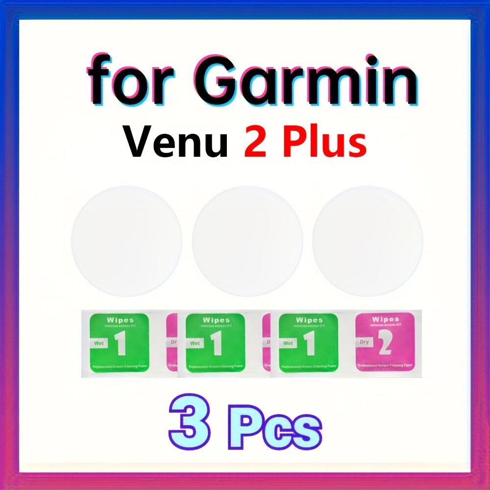 '3 kpl TPU Kalvot Garmin VENU 3/3s/2/2s/2 Plus' hinta ja tiedot | Älykellot | hobbyhall.fi