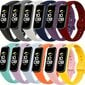 'Wanme Vaihtonauhat Samsung Galaxy Fit 2 Naisten Miesten, 3 Pakkaus Silikoni Urheiluhihna' hinta ja tiedot | Älykellot | hobbyhall.fi