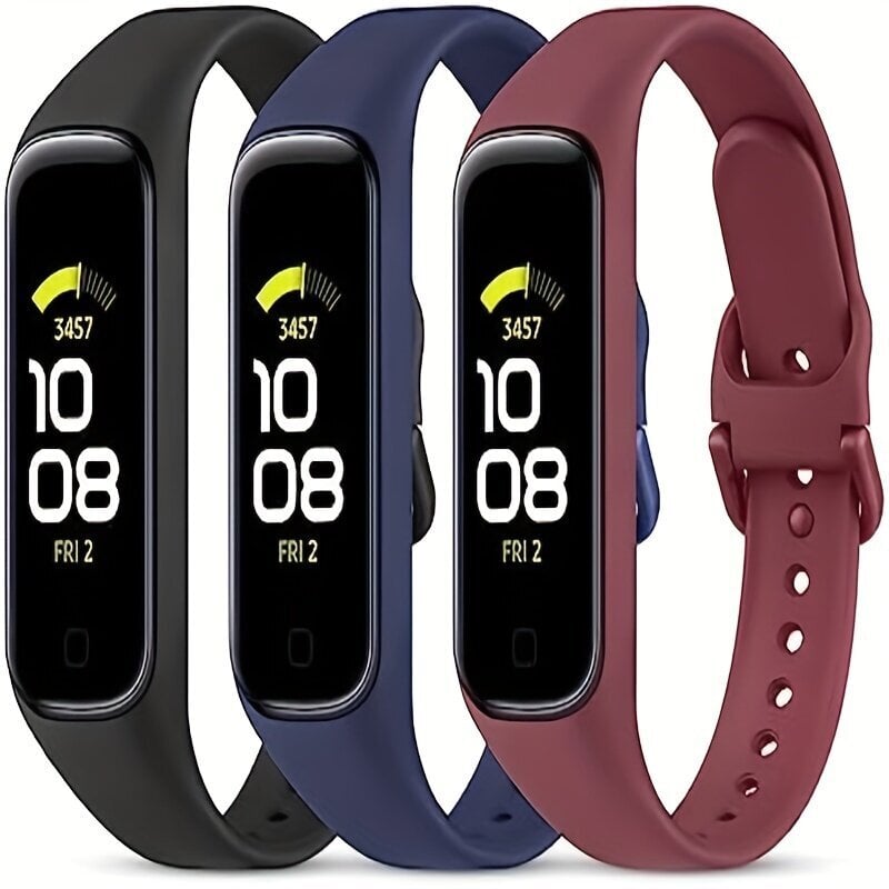 'Wanme Vaihtonauhat Samsung Galaxy Fit 2 Naisten Miesten, 3 Pakkaus Silikoni Urheiluhihna' hinta ja tiedot | Älykellot | hobbyhall.fi