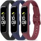 'Wanme Vaihtonauhat Samsung Galaxy Fit 2 Naisten Miesten, 3 Pakkaus Silikoni Urheiluhihna' hinta ja tiedot | Älykellot | hobbyhall.fi