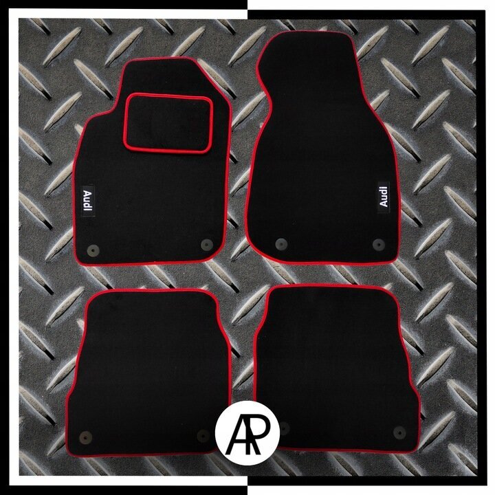 Audi A6 C5 C5 THICK EMBROIDERY lattiamatot 97-04. R hinta ja tiedot | Auton tekstiilimatot | hobbyhall.fi