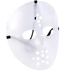 Halloween naamio Jason perjantai 13 jääkiekko valkoinen Halloween puku hinta ja tiedot | Naamiaisasut | hobbyhall.fi