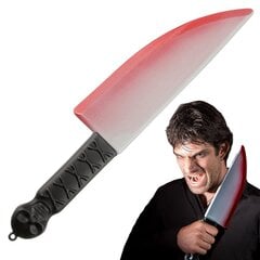 Halloween puku veitsi verinen Machete tappaja Cleaver ase Gadget 36cm hinta ja tiedot | Naamiaisasut | hobbyhall.fi