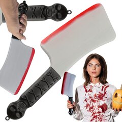 Halloween puku veitsi verinen Machete tappaja Cleaver ase Gadget 36cm hinta ja tiedot | Naamiaisasut | hobbyhall.fi