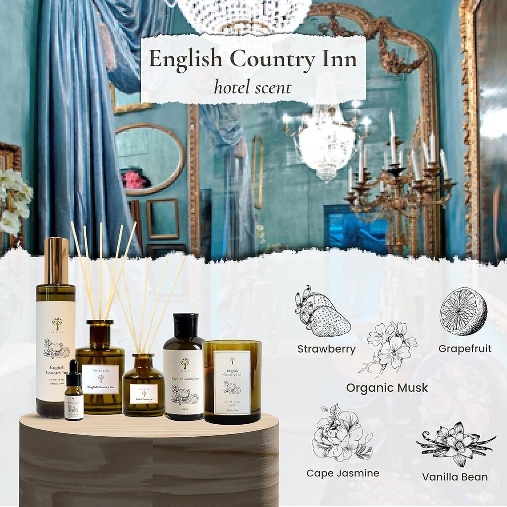 PRISTINE English Country Inn Ruokosipullediffuusori, 6 fl oz hinta ja tiedot | Huonetuoksut | hobbyhall.fi