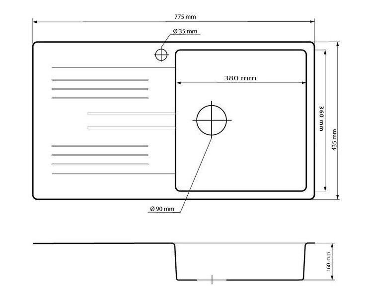 Pesuallas Granitan keittiön sekoitushana viemäröinti sifoni sarja hinta ja tiedot | Keittiöaltaat | hobbyhall.fi