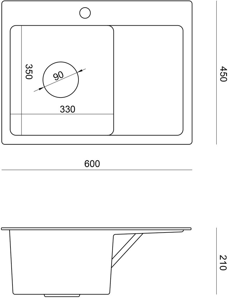 Pesuallas Granitan Nexo keittiön sekoitushana viemäröinti sarja hinta ja tiedot | Keittiöaltaat | hobbyhall.fi