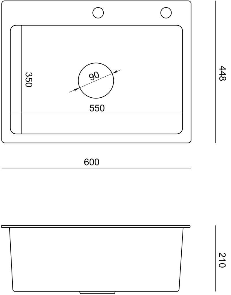 Pesuallas Granitan Spiral hinta ja tiedot | Keittiöaltaat | hobbyhall.fi