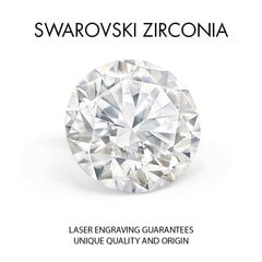 Hopeiset korvakorut "Junona (Fancy Pink)" Swarovski Zirconia Pure Brilliance -kristalleilla. DS03A142 hinta ja tiedot | Korvakorut | hobbyhall.fi