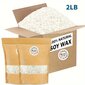 453.59g/907.18g/2.27KG 100% Luonnollinen Soijavaha, Keltainen Mehiläisvaha, Pehmeät Rakeet. hinta ja tiedot | Ompelutarvikkeet | hobbyhall.fi