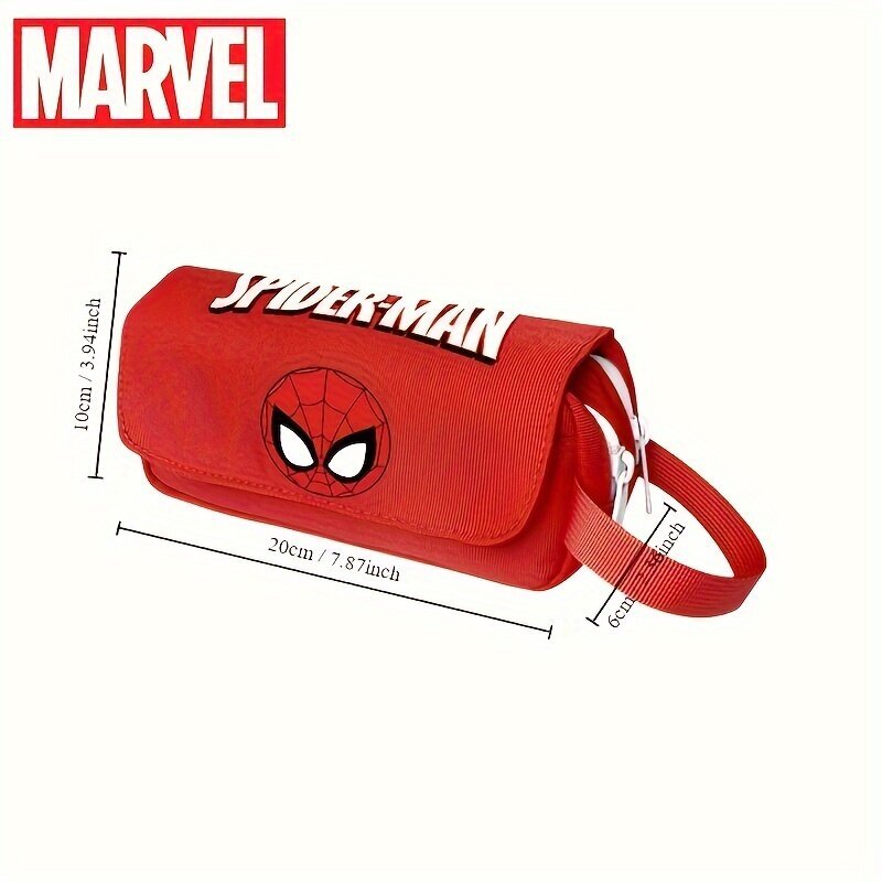 UME 1kpl Marvel Supersankari Kynälaukku, Miesten Fläppilaukku Sarjakuvalompakko hinta ja tiedot | Miesten lompakot | hobbyhall.fi