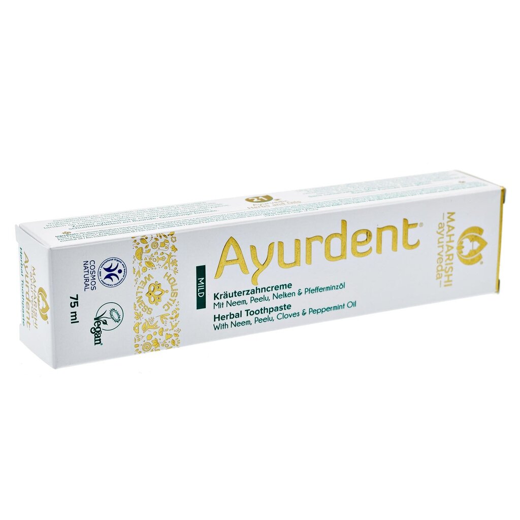 Ayurdent hammastahna mieto Maharishi Ayurveda, 75 ml hinta ja tiedot | Suuhygienia | hobbyhall.fi