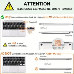 Yhteensopiva MacBook Pro 41.15 Cm Kotelo 2023 2021 Muovi Kova Kuori Kristallinkirkas hinta ja tiedot | Tietokonelaukut | hobbyhall.fi