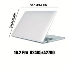 Yhteensopiva MacBook Pro 41.15 Cm Kotelo 2023 2021 Muovi Kova Kuori Kristallinkirkas hinta ja tiedot | Tietokonelaukut | hobbyhall.fi