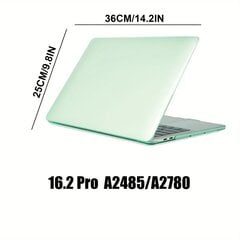 Yhteensopiva MacBook Pro 41.15 Cm Kotelo 2023 2021 Muovi Kova Kuori Kristallinkirkas hinta ja tiedot | Tietokonelaukut | hobbyhall.fi