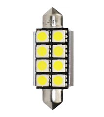 LED lamppu M Tech LB327W C5W 12V, 2 kpl hinta ja tiedot | Polttimot | hobbyhall.fi