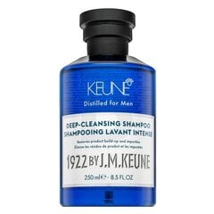 Keune 1922 syväpuhdistava shampoo miehille 250 ml hinta ja tiedot | Shampoot | hobbyhall.fi